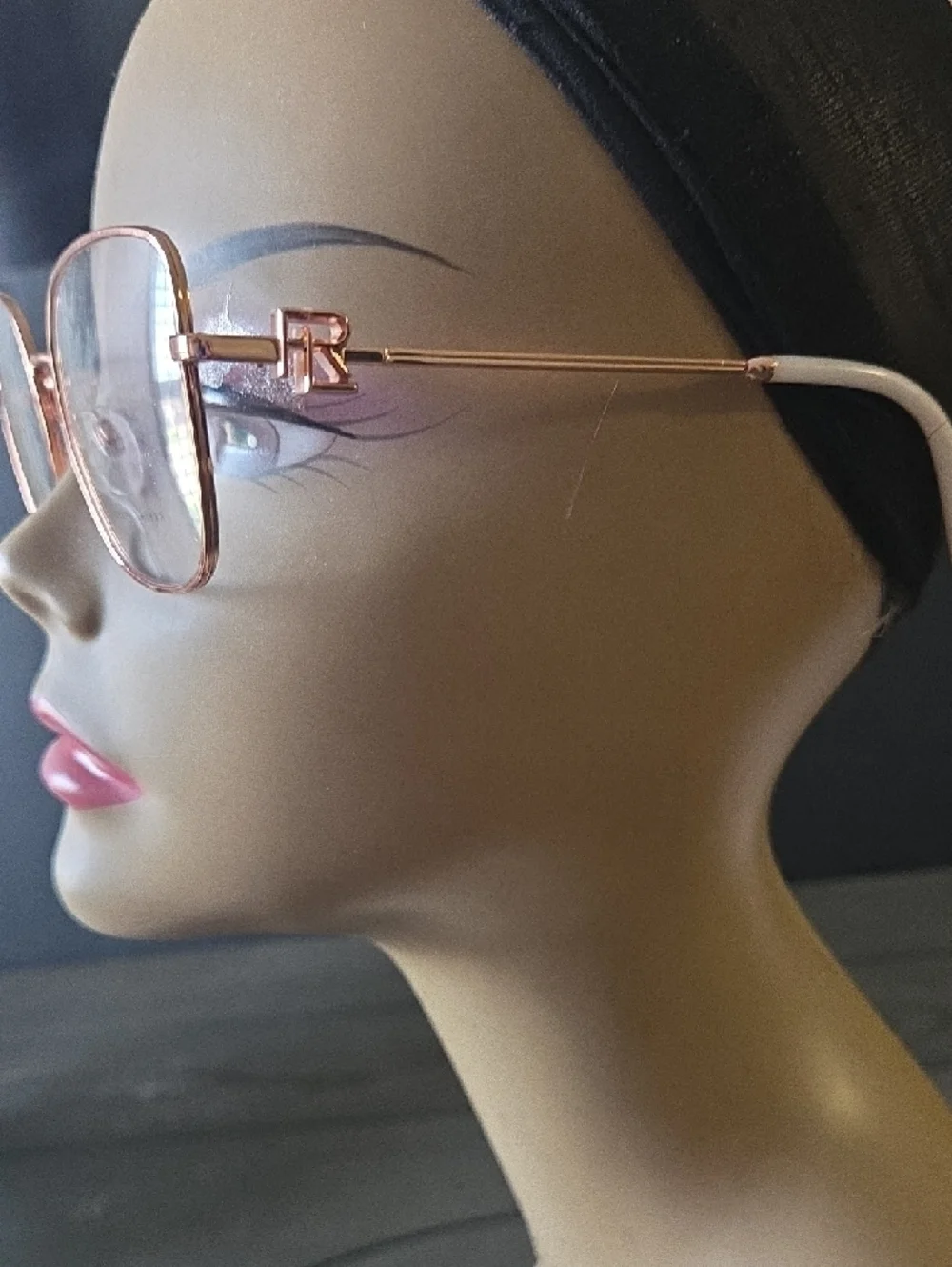 Ralph Lauren Rose Gold Square Metal Glasses RL5128 9329